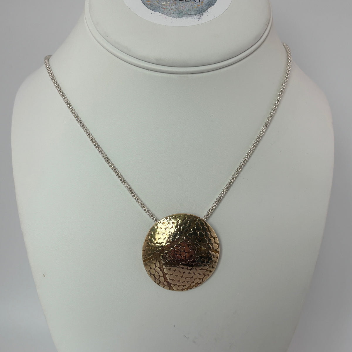 Serpent Disc Necklace (Small)