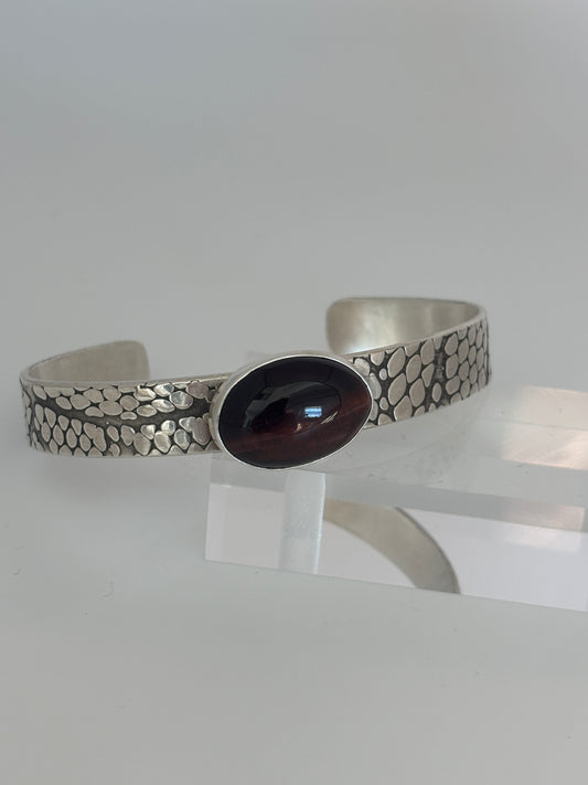 Red Tiger's Eye Serpent Cuff