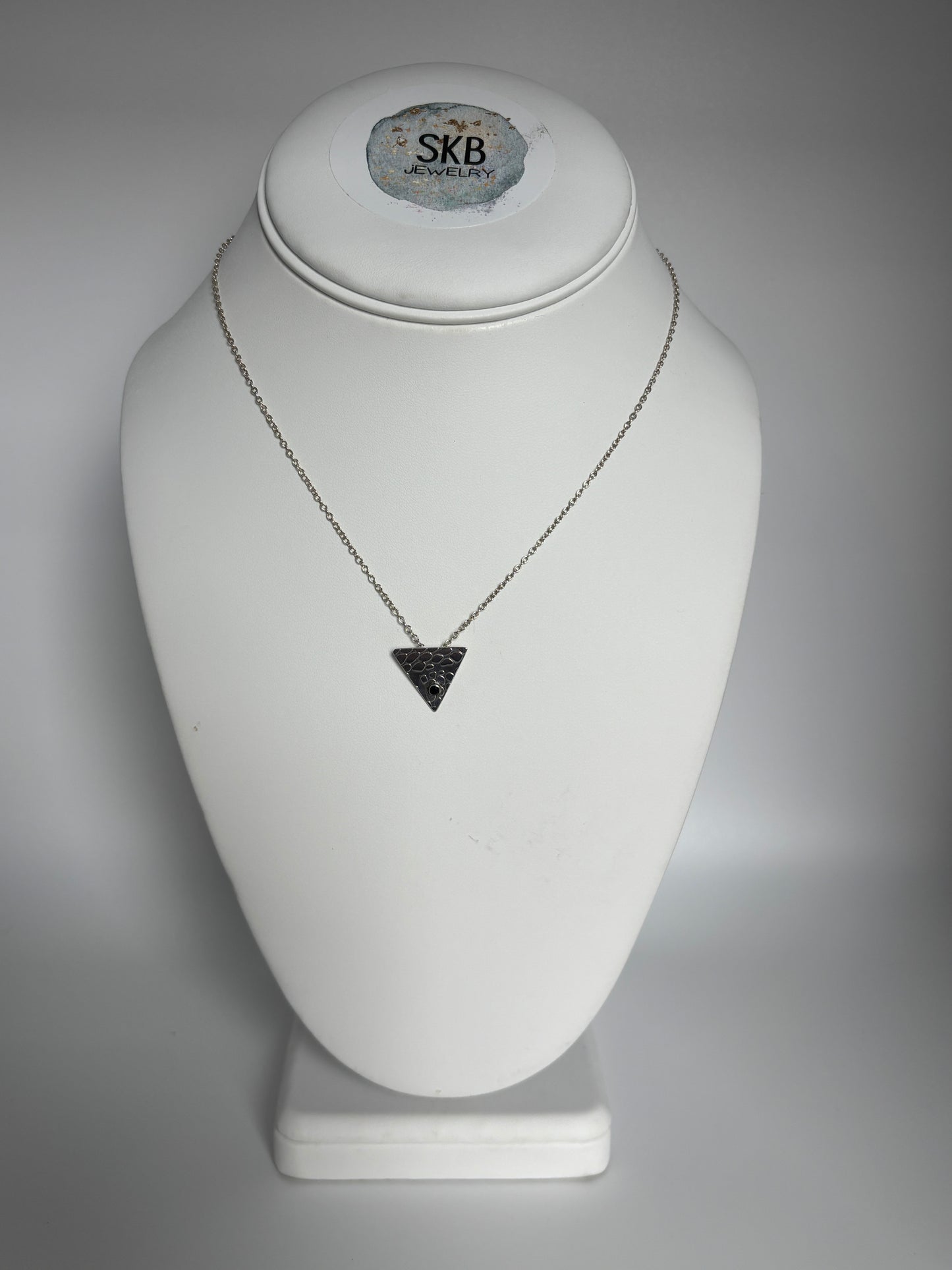 Serpent Eye Triangle Pendant