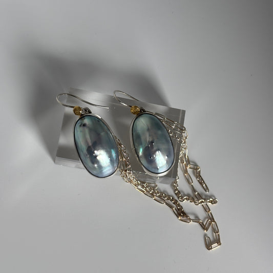 Osmena Pearl Serpent Earrings