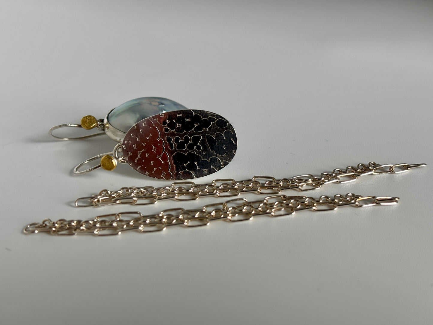 Osmena Pearl Serpent Earrings