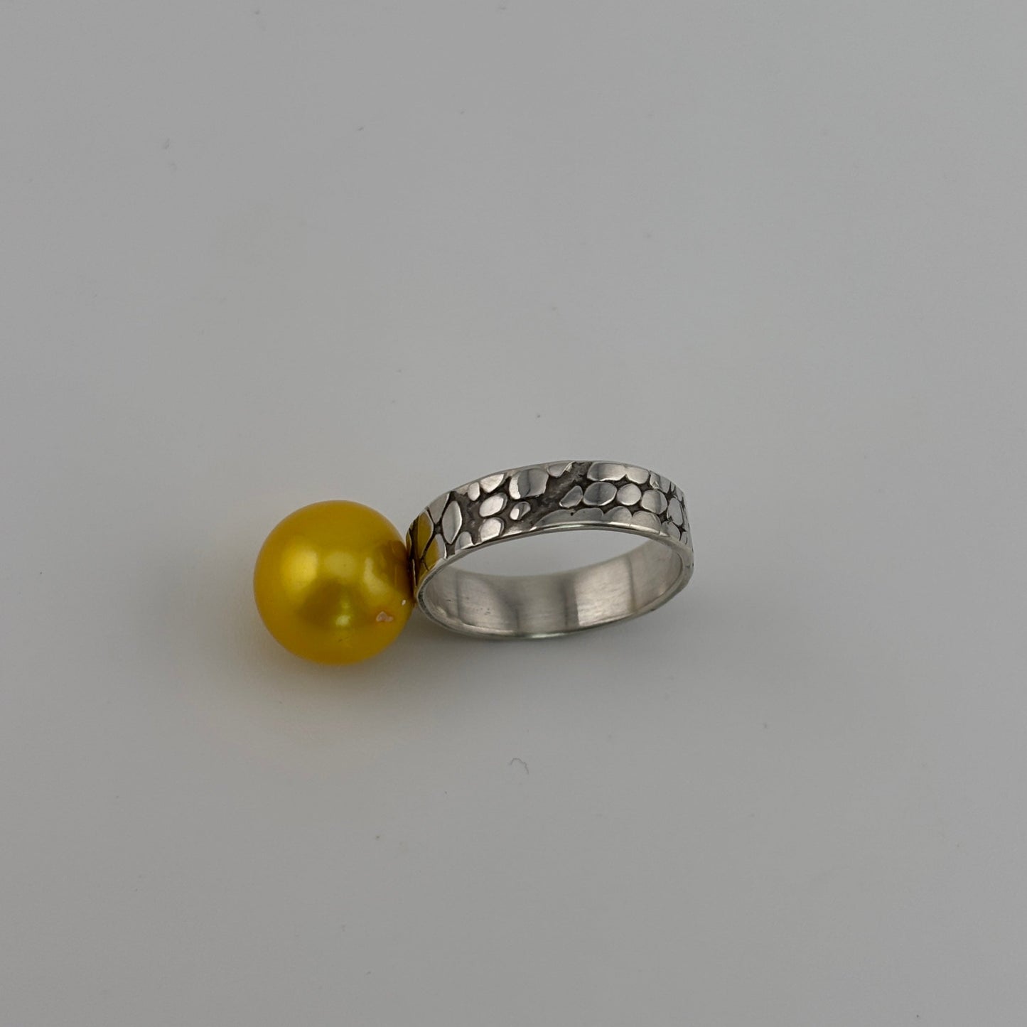 Punk'd Pearl Serpent Ring