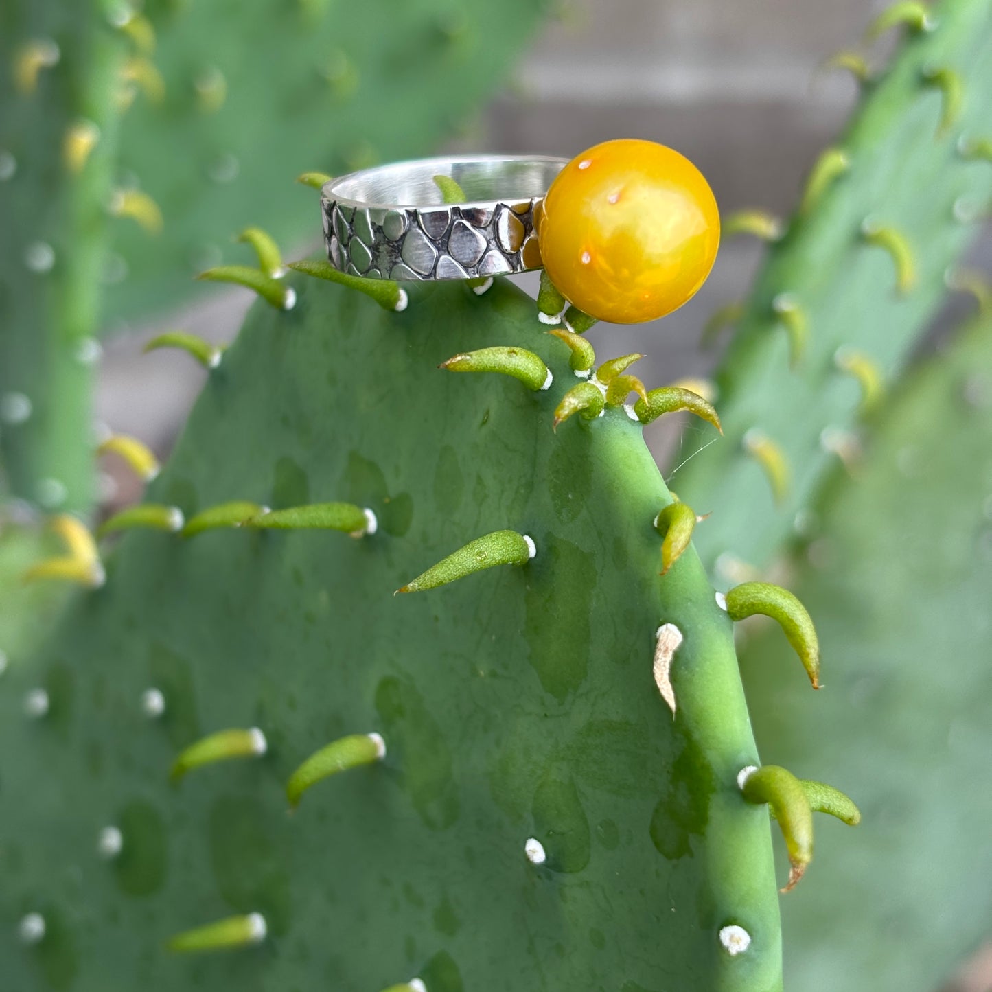 Punk'd Pearl Serpent Ring