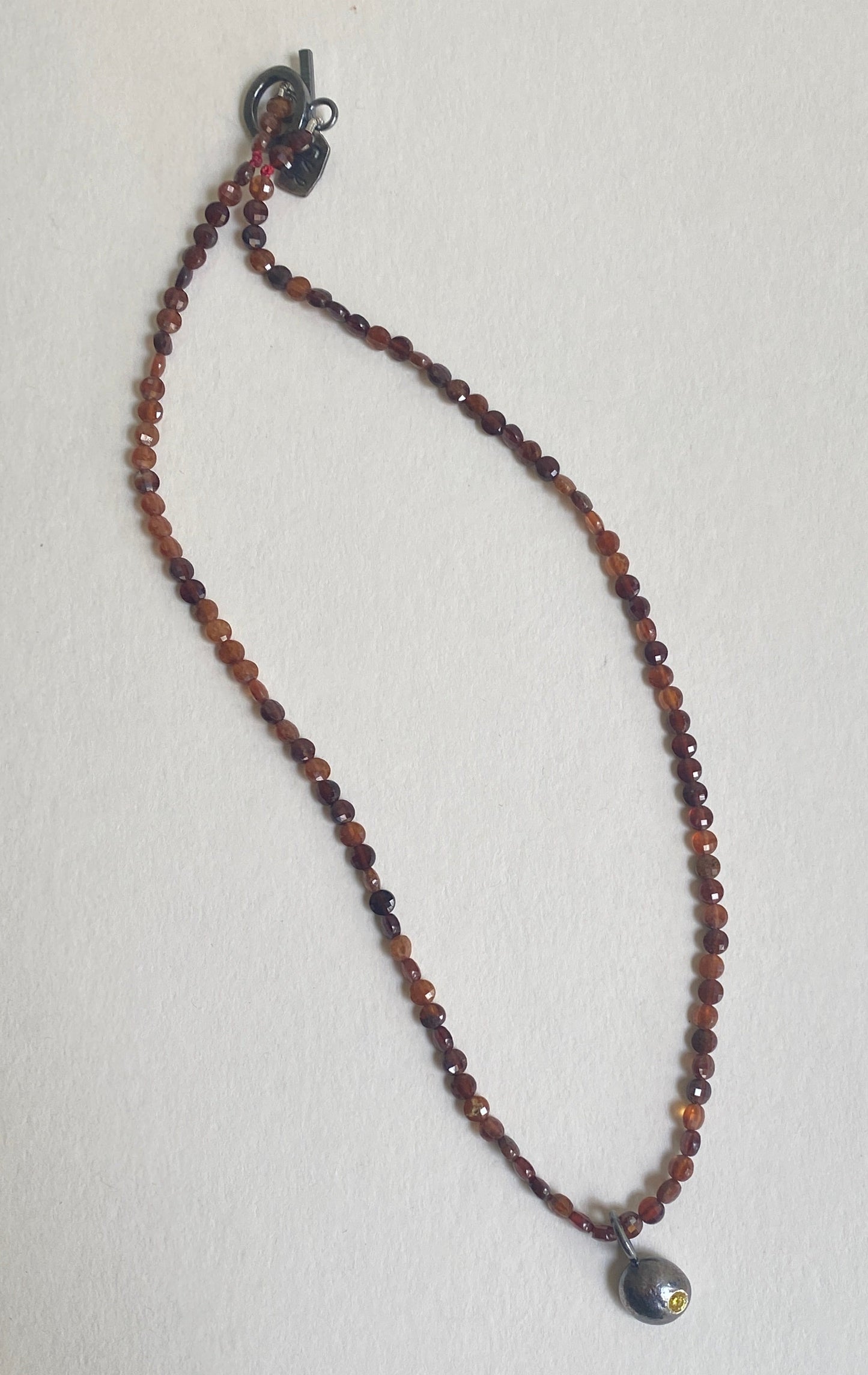 Northern Star Necklace (Hessonite Garnet)