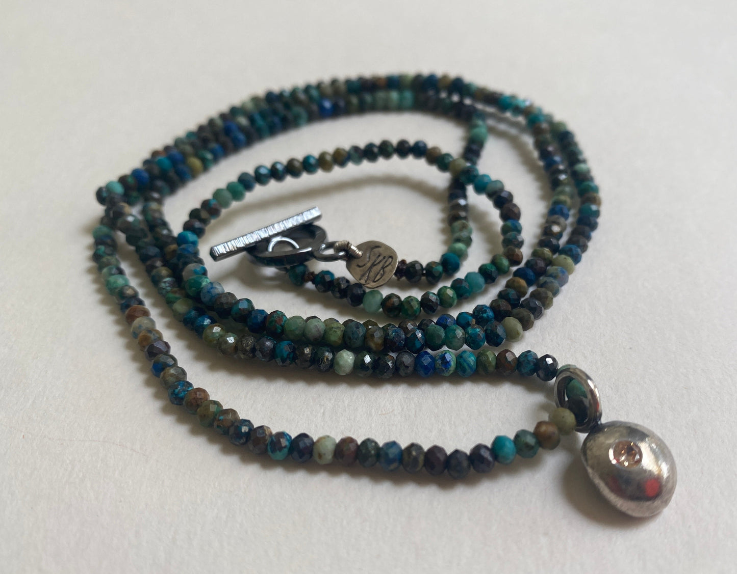 Northern Star Wrap Necklace - Chrysocolla